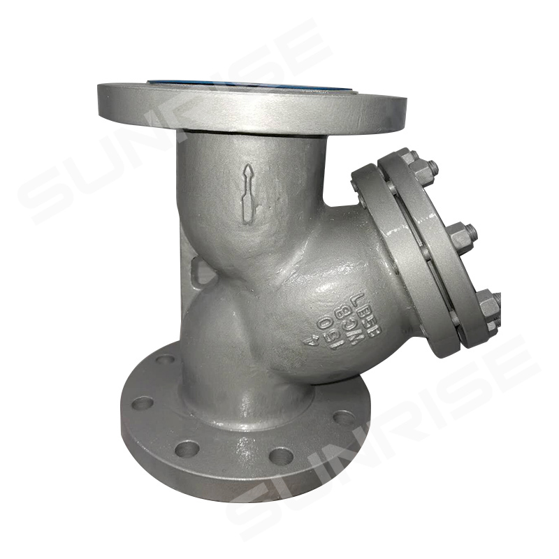 Y-Strainer Size 4INCH, CL150 , Flange RF End, Body Material:ASTM A216 WCB;Mesh 40; Plug Material: ASTM A105