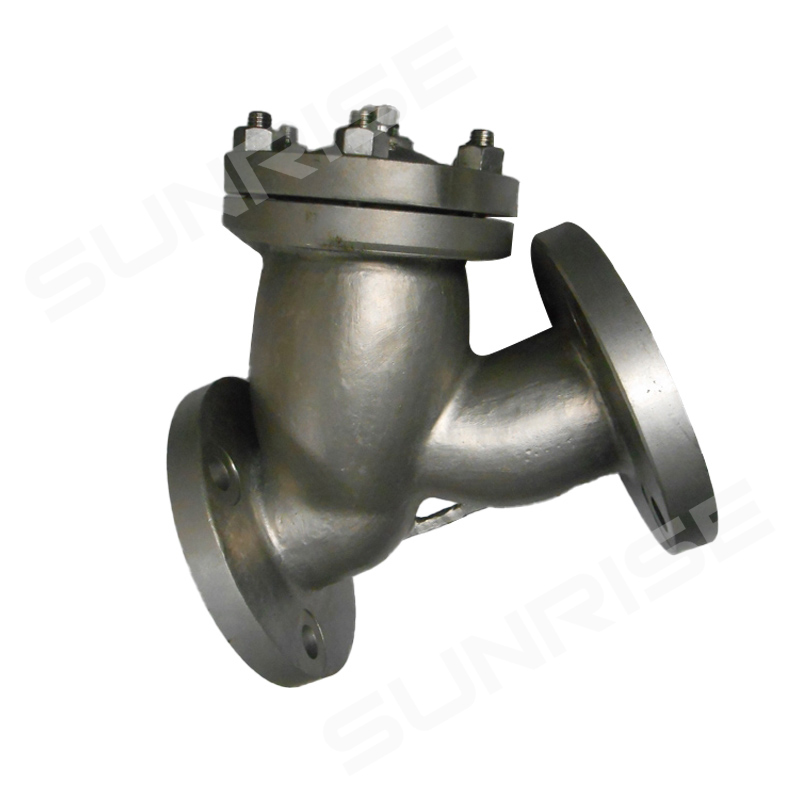 Y-strainer 3IN CL300, Flange RF End, Body A351 CF8M; Plug material: ASTM A182 F316L; Mesh : 40 Micron