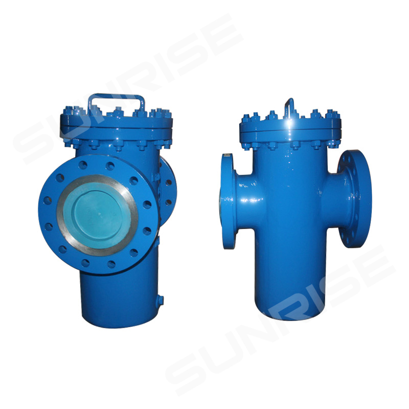 Bucket Strainer Size 10 INCH, CL150 , Flange RF End, Body Material:ASTM A216 WCB;Mesh 40; Plug Material: ASTM A105